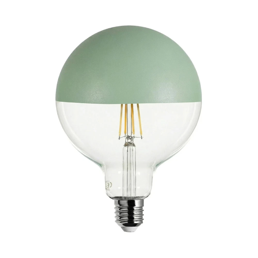 Λαμπτήρας LED Maria G125 4,8W 806Lm Filament E27 2700K Ρυθμιζόμενης έντασης - Πράσινο - Creative Cables