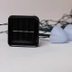 ΣΕΙΡΑ ΜΕ 8 LED ΛΕΥΚΑ ΠΛΑΣΤΙΚΑ ΜΑΝΙΤΑΡΙΑ H20cm ΚΑΙ ΗΛΙΑΚΟ ΠΑΝΕΛ ΜΕ ΑΙΣΘΗΤΗΡΑ ΦΩΤΟΣ, ΠΡΑΣΙΝΟ PVC ΚΑΛΩΔΙΟ, ΘΕΡΜΟ ΛΕΥΚΟ LED ANA 50cm IP44