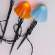 ΣΕΙΡΑ ME 8 LED ΠΛΑΣΤΙΚΑ ΠΟΛΥΧΡΩΜΑ ΜΑΝΙΤΑΡΙΑ H20cm ΚΑΙ ΗΛΙΑΚΟ ΠΑΝΕΛ ΜΕ ΑΙΣΘΗΤΗΡΑ ΦΩΤΟΣ, ΠΡΑΣΙΝΟ PVC ΚΑΛΩΔΙΟ, ΘΕΡΜΟ ΛΕΥΚΟ LED ANA 50cm IP44