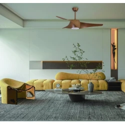 ΑΝΕΜΙΣΤΗΡΑΣ ΟΡΟΦΗΣ ΧΡΩΜΑ ΞΥΛΟΥ ΜΕ LED ΦΩΣ ΚΑΙ ΚΟΝΤΡΟΛ Φ132 DC ΜΟΤΕΡ 35W