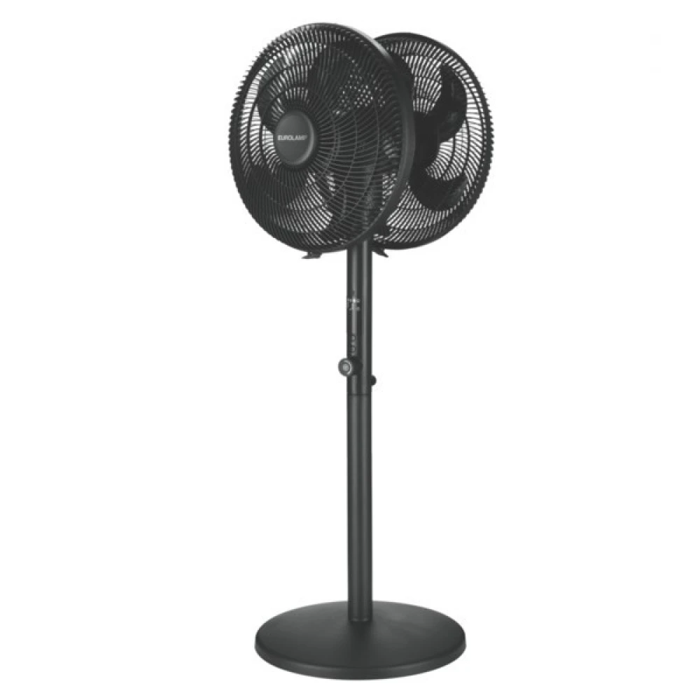 ΑΝΕΜΙΣΤΗΡΑΣ ΟΡΘΟΣΤΑΤΗΣ ΜΕ ΔΙΠΛΗ ΚΕΦΑΛΗ Φ40 120W ΜΑΥΡΟΣ ΜΕ ΚΟΝΤΡΟΛ EUROLAMP