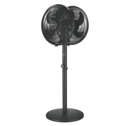 ΑΝΕΜΙΣΤΗΡΑΣ ΟΡΘΟΣΤΑΤΗΣ ΜΕ ΔΙΠΛΗ ΚΕΦΑΛΗ Φ40 120W ΜΑΥΡΟΣ ΜΕ ΚΟΝΤΡΟΛ EUROLAMP