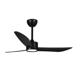 ΑΝΕΜΙΣΤΗΡΑΣ ΟΡΟΦΗΣ ΑΔΙΑΒΡΟΧΟΣ IP66 ΜΑΥΡΟΣ ΜΕ LED ΦΩΣ 20W ΚΑΙ ΚΟΝΤΡΟΛ Φ127 DC 31W EUROLAMP