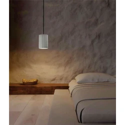 Inlight Κρεμαστό φωτιστικό από γύψο Λευκό 1XE27 D:15cm GAIA