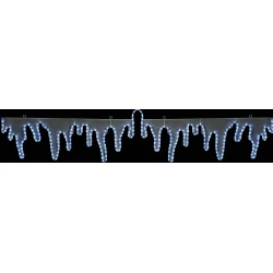 432 Led Ασύμμετρη Κουρτίνα Με Φωτοσωλήνα Και Πρόγραμμα,320 x 35(H)cm