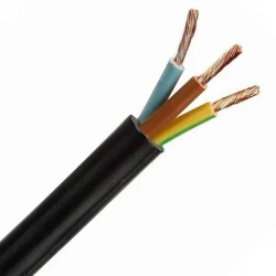 ΚΑΛΩΔΙΟ ΕΥΚΑΜΠΤΟ 3X0.75mm2 ΜΑΥΡΟ EUROLAMP