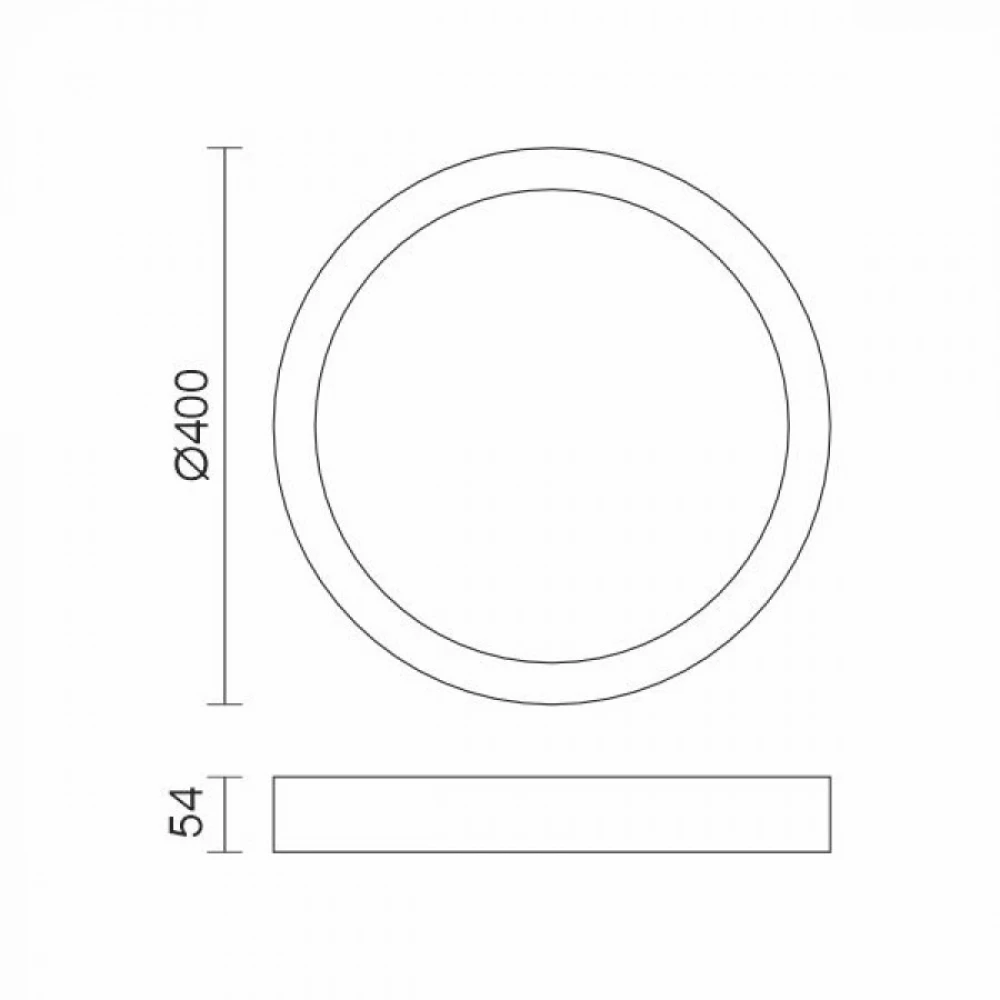 ΠΛΑΦΟΝΙΕΡΑ ΟΡΟΦΗΣ LED 50W CCT ΜΑΥΡΗ ΣΤΡΟΓΓΥΛΗ ΣΤΕΓΑΝΗ