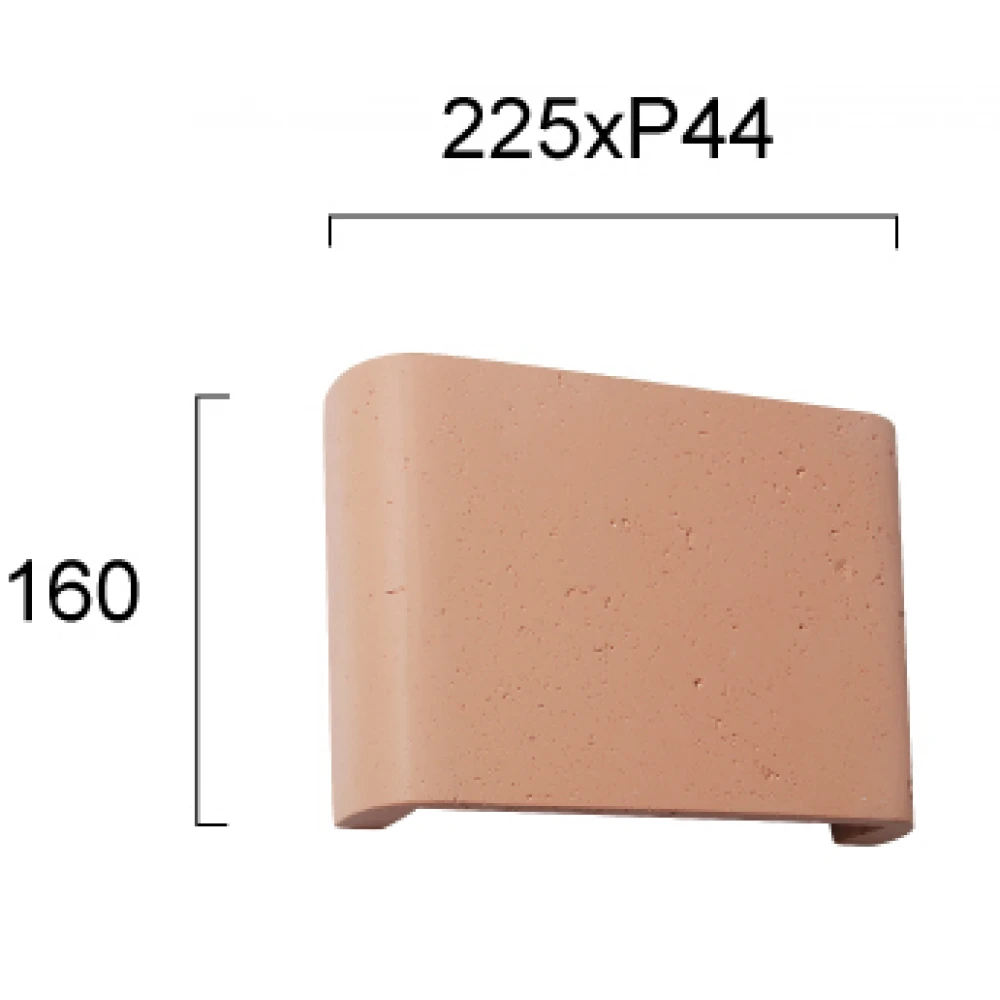 LED Φωτιστικό Τοίχου Από Τσιμέντο Terracotta 7W IP65 CRI 94 Adalin - Viokef