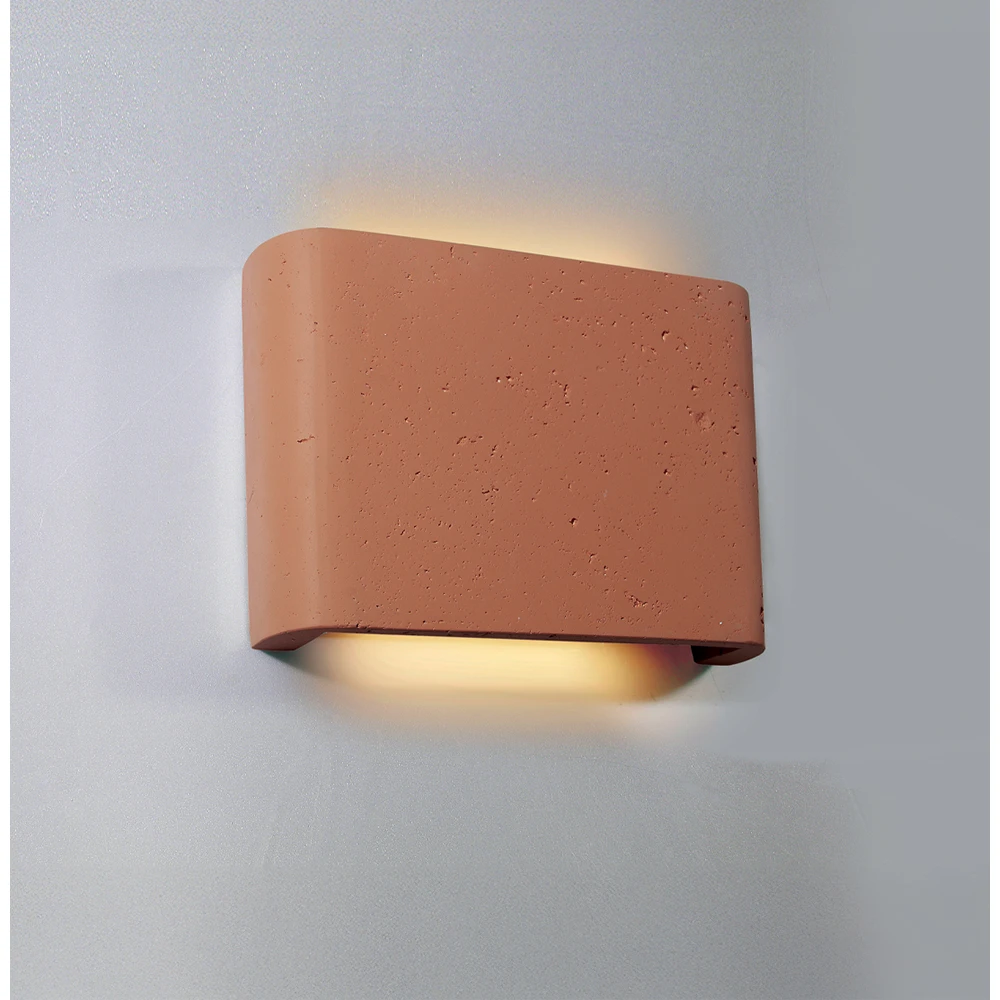 LED Φωτιστικό Τοίχου Από Τσιμέντο Terracotta 7W IP65 CRI 94 Adalin - Viokef
