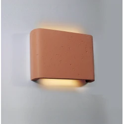 LED Φωτιστικό Τοίχου Από Τσιμέντο Terracotta 7W IP65 CRI 94 Adalin - Viokef
