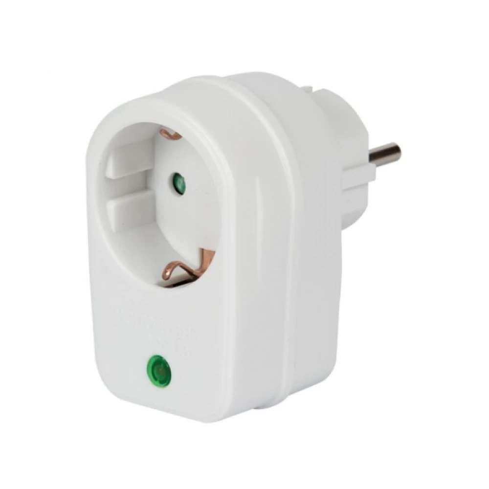 ΑΝΤΑΠΤΟΡΑΣ SCHUKO ΜΕ ΠΡΟΣΤΑΣΙΑ ΥΠΕΡΤΑΣΗΣ - Spotlight