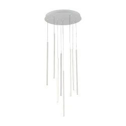 ΚΡΕΜΑΣΤΟ ΦΩΤΙΣΤΙΚΟ LED ACA KY011AC14WH ALICE ΑΜΜΩΔΕΣ ΛΕΥΚΟ ΑΛΟΥΜΙΝΙΟ 50W 2800K-3200K-4000K 2000LM IP20 D300MM H550MM