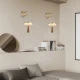 ASIAN-ΦΩΤΙΣΤΙΚΟ ΕΠΙΤΟΙΧΟ ΧΡΥΣΟ ΑΛΟΥΜΙΝΙΟΥ LED SMD 11W CCT 715LM IP20 164X222X400-700MM ACA