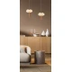 ASIAN-ΦΩΤΙΣΤΙΚΟ ΚΡΕΜΑΣΤΟ ΧΡΥΣΟ ΑΛΟΥΜΙΝΙΟΥ LED SMD 11W CCT 715LM IP20 Φ164X1500MM ACA