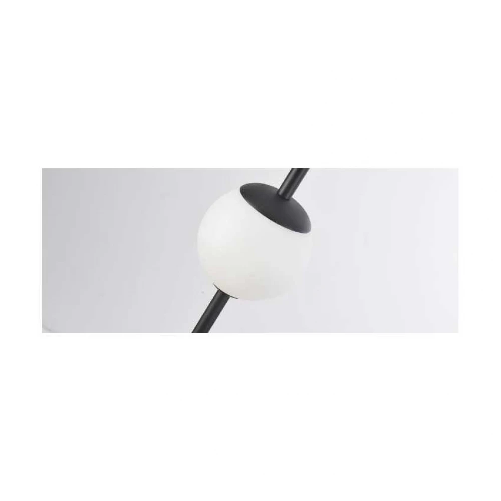 Κρεμαστό Φωτιστικό LED ACA Ball OKN96161BK Αμμώδες Μαύρο 5W 3000K 550lm
