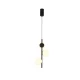 Κρεμαστό Φωτιστικό LED ACA Ball OKN96163BK Αμμώδες Μαύρο 15W 3000K 1650lm