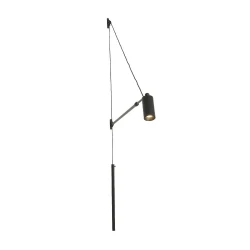Επιτοίχιο Φωτιστικό LED ACA Bella OKN5014WBK Αμμώδες Μαύρο 6W 3000K 430lm