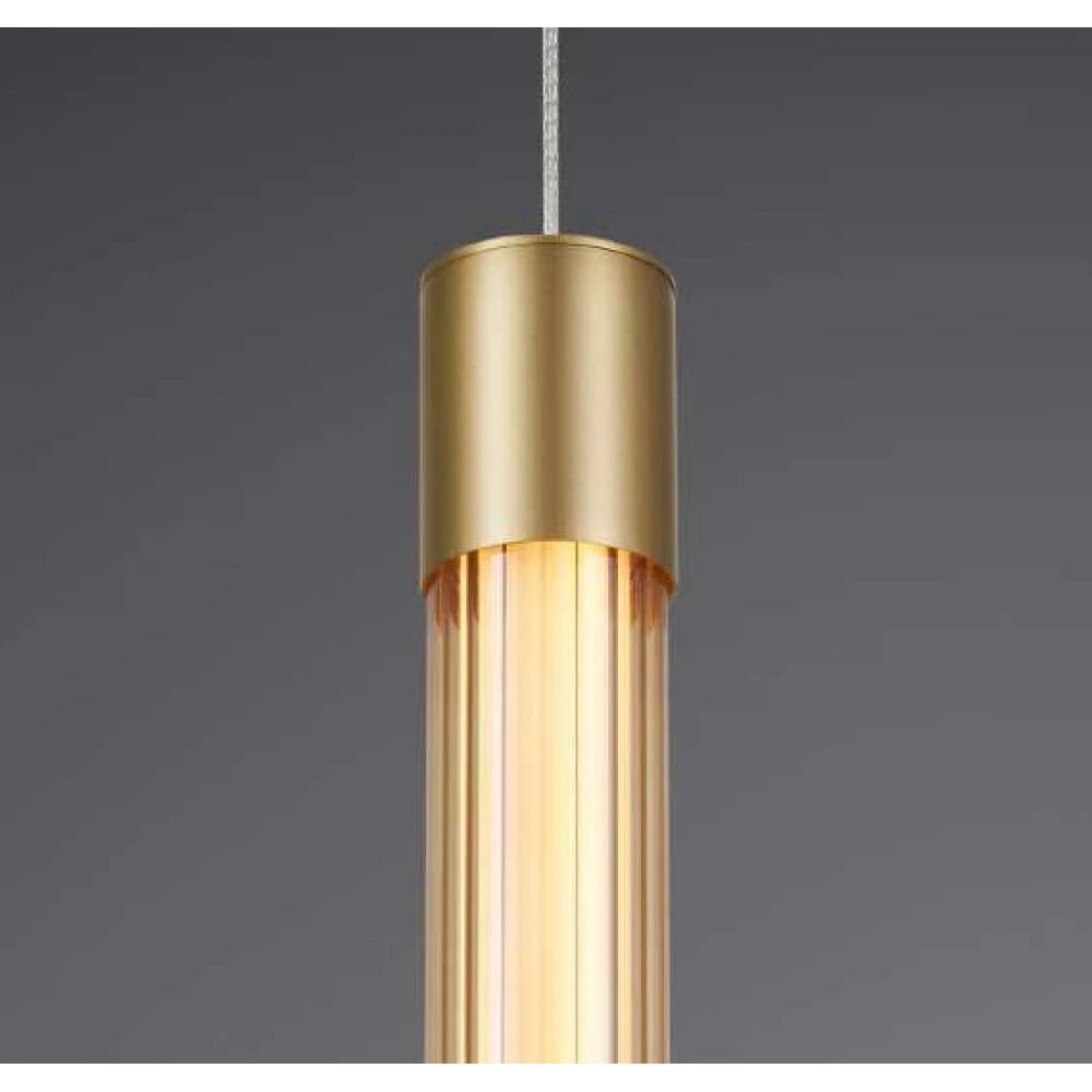 CANDELERA-ΦΩΤΙΣΤΙΚΟ ΚΡΕΜΑΣΤΟ ΧΡΥΣΟ  ΑΛΟΥΜΙΝΙΟΥ LED SMD 7W CCT 490LΜ IP20 85X1500MM ACA