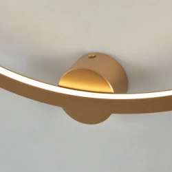ΕΠΙΤΟΙΧΙΟ ΦΩΤΙΣΤΙΚΟ LED ACA KY011NCGD ELUMA ΜΑΤ ΧΡΥΣΟ ΑΛΟΥΜΙΝΙΟ + ΣΙΛΙΚΟΝΗ 30W 2800K-3200K-4000K 1200LM IP20 600MM