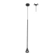Κρεμαστό Φωτιστικό LED ACA Esthetic OKN5012PBK Αμμώδες Μαύρο 5W 3000K 440lm