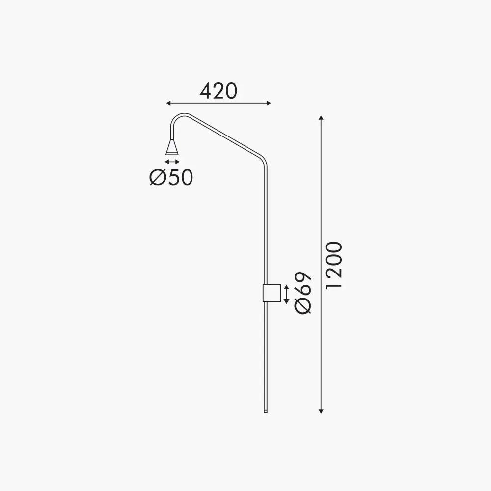 Επιτοίχιο Φωτιστικό LED ACA Esthetic OKN5012WBK Αμμώδες Μαύρο 5W 3000K 440lm