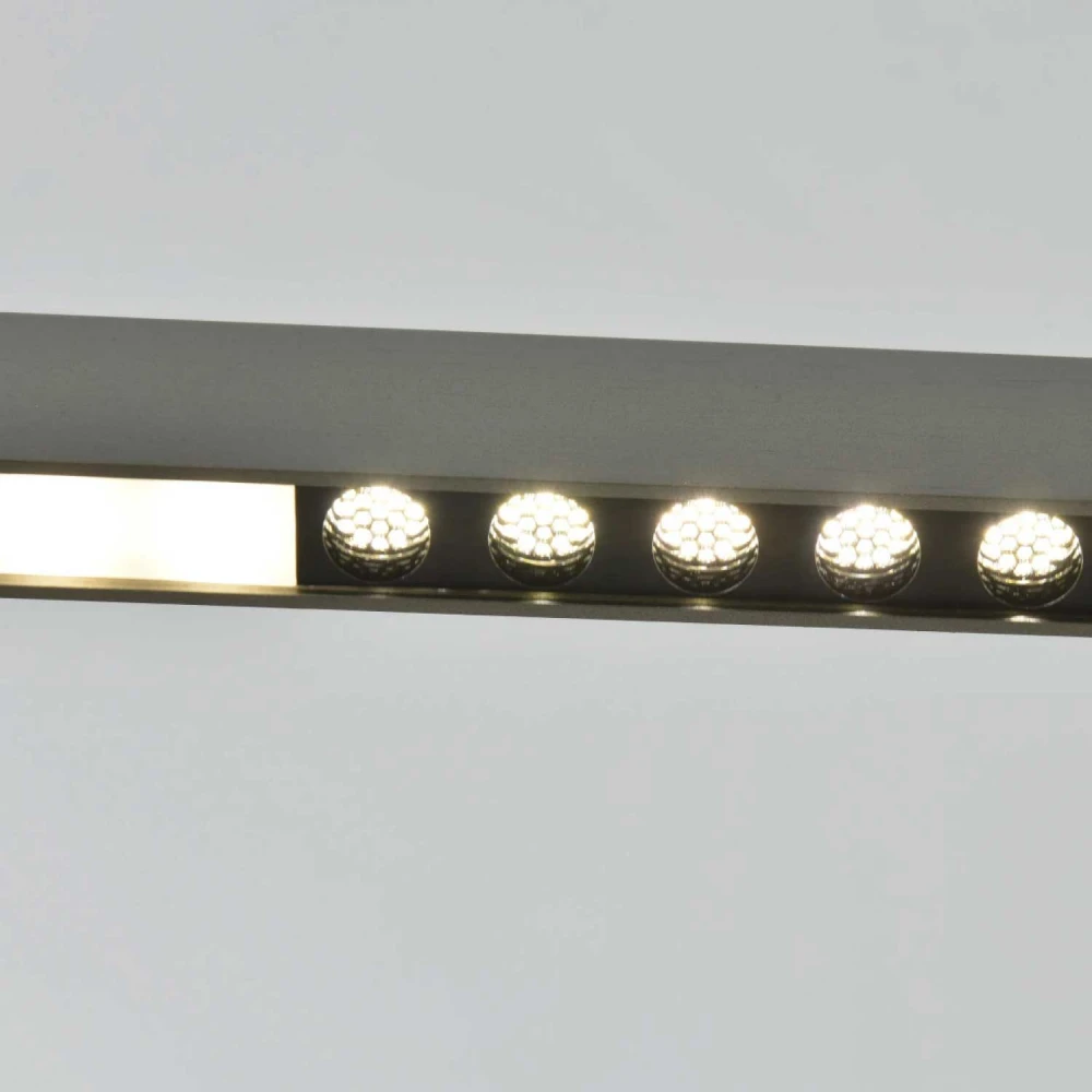 ΚΡΕΜΑΣΤΟ ΦΩΤΙΣΤΙΚΟ LED ACA KY011ECS IONIS ΜΑΤ ΑΣΗΜΙ ΑΛΟΥΜΙΝΙΟ + ΣΙΛΙΚΟΝΗ 30W 2800K-3200K-4000K 900LM IP20 L1170XW45MM