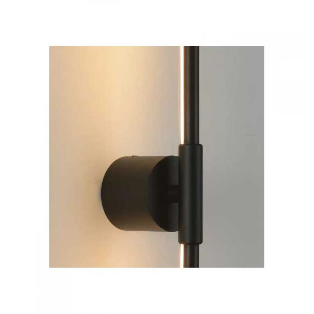 Επιτοίχιο Φωτιστικό LED ACA Leaf OKN9600AW9BK Αμμώδες Μαύρο 15W 3000K 531lm