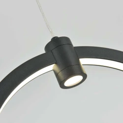 ΚΡΕΜΑΣΤΟ ΦΩΤΙΣΤΙΚΟ LED ACA KY011EC29QBK LILO ΑΜΜΩΔΕΣ ΜΑΥΡΟ ΑΛΟΥΜΙΝΙΟ + ΣΙΛΙΚΟΝΗ 26W 2800K-3200K-4000K 1050LM IP20 250MMX2