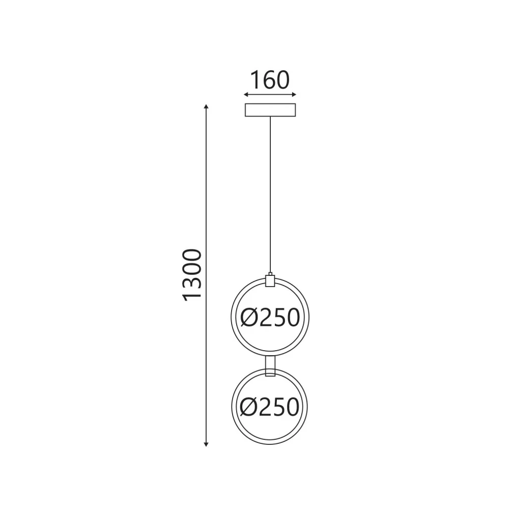 ΚΡΕΜΑΣΤΟ ΦΩΤΙΣΤΙΚΟ LED ACA KY011EC29QBK LILO ΑΜΜΩΔΕΣ ΜΑΥΡΟ ΑΛΟΥΜΙΝΙΟ + ΣΙΛΙΚΟΝΗ 26W 2800K-3200K-4000K 1050LM IP20 250MMX2