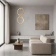 ΚΡΕΜΑΣΤΟ ΦΩΤΙΣΤΙΚΟ LED ACA KY011EC29QGD LILO ΜΑΤ ΧΡΥΣΟ ΑΛΟΥΜΙΝΙΟ + ΣΙΛΙΚΟΝΗ 26W 2800K-3200K-4000K 1050LM IP20 250MMX2