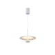 LOFTY- PENDANT LAMP SAND GOLD ALUMINIUM LED SMD 8W 2700Κ 560LM IP20 Φ300x1500mm ACA