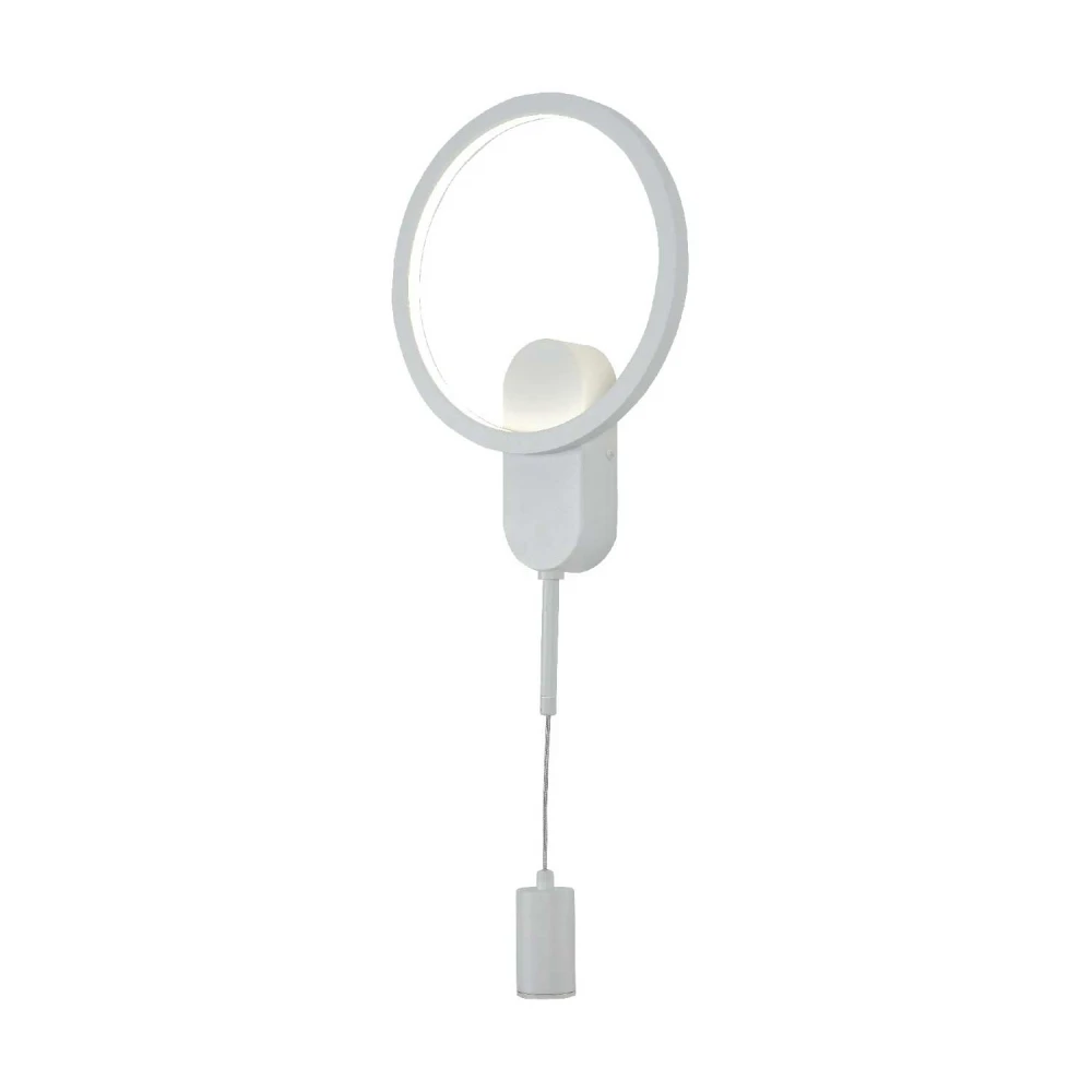 ΕΠΙΤΟΙΧΙΟ ΦΩΤΙΣΤΙΚΟ LED ACA KY011BFWH LOOP ΑΜΜΩΔΕΣ ΛΕΥΚΟ ΑΛΟΥΜΙΝΙΟ + ΣΙΛΙΚΟΝΗ 15W 2800K-3200K-4000K 480 LM IP20 250MM