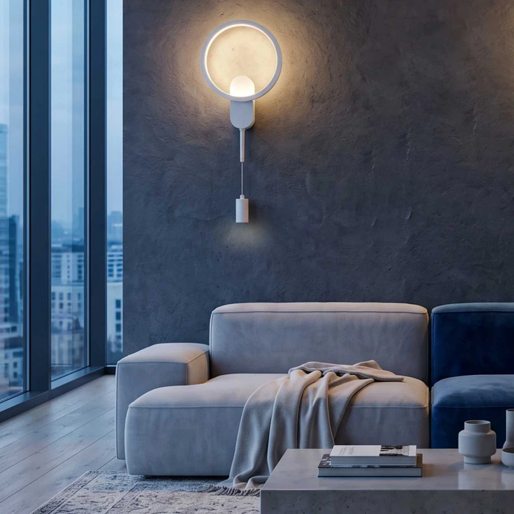 ΕΠΙΤΟΙΧΙΟ ΦΩΤΙΣΤΙΚΟ LED ACA KY011BFWH LOOP ΑΜΜΩΔΕΣ ΛΕΥΚΟ ΑΛΟΥΜΙΝΙΟ + ΣΙΛΙΚΟΝΗ 15W 2800K-3200K-4000K 480 LM IP20 250MM