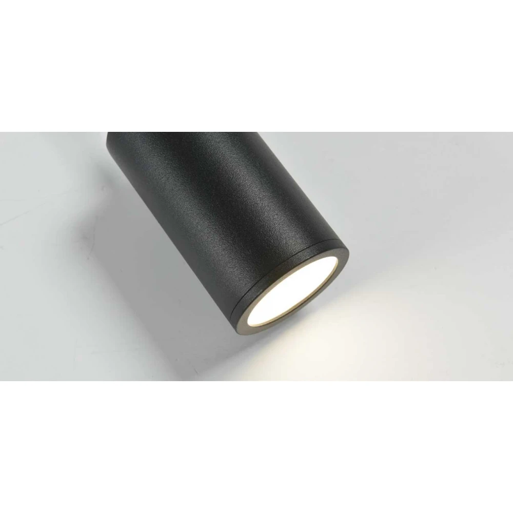 ΕΠΙΤΟΙΧΙΟ ΦΩΤΙΣΤΙΚΟ LED ACA KY011BFBK LOOP ΑΜΜΩΔΕΣ ΜΑΥΡΟ ΑΛΟΥΜΙΝΙΟ + ΣΙΛΙΚΟΝΗ 15W 2800K-3200K-4000K 480 LM IP20 250MM