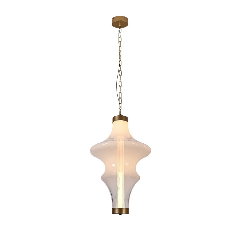 ΚΡΕΜΑΣΤΟ ΦΩΤΙΣΤΙΚΟ ACA HM25150WH ΧΡΥΣΟ ΛΕΥΚΟ ΓΥΑΛΙ LED 18W 2700K-3000K-4000K IP20 D30XH120CM LUXA