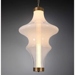ΚΡΕΜΑΣΤΟ ΦΩΤΙΣΤΙΚΟ ACA HM25150WH ΧΡΥΣΟ ΛΕΥΚΟ ΓΥΑΛΙ LED 18W 2700K-3000K-4000K IP20 D30XH120CM LUXA