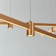 ΚΡΕΜΑΣΤΟ ΦΩΤΙΣΤΙΚΟ LED ACA KY011EC46QGD MAST ΜΑΤ ΧΡΥΣΟ ΑΛΟΥΜΙΝΙΟ + ΣΙΛΙΚΟΝΗ 50W 2800K-3200K-4000K 2000LM IP20 1000MMX5