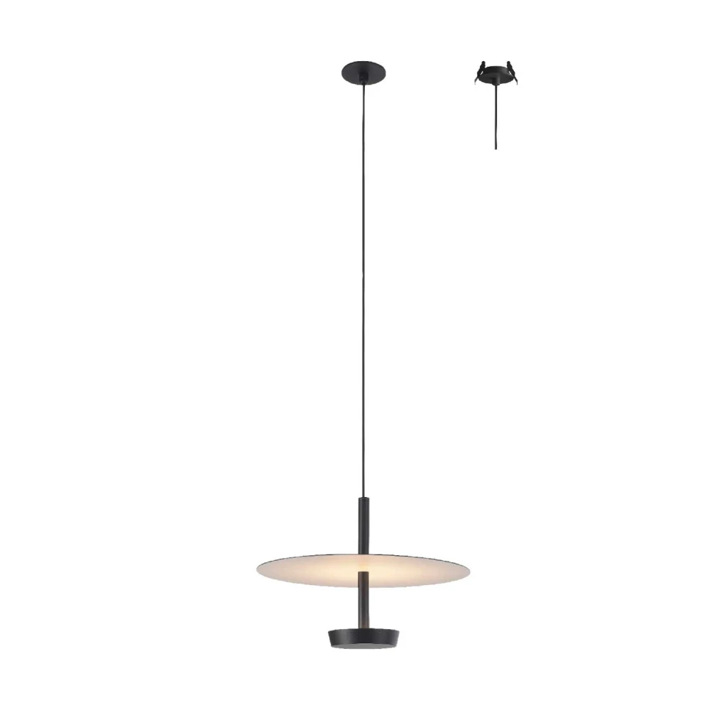Κρεμαστό Φωτιστικό LED ACA Maison OKN5013PBK Αμμώδες Μαύρο 9W 3000K 310lm