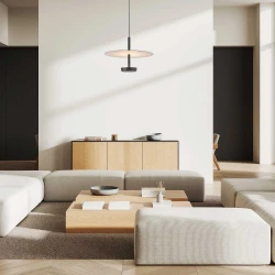 Κρεμαστό Φωτιστικό LED ACA Maison OKN5013PBK Αμμώδες Μαύρο 9W 3000K 310lm