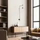 Επιτοίχιο Φωτιστικό LED ACA Maison OKN5013W2BK Αμμώδες Μαύρο 9W 3000K 310lm