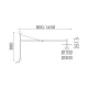 Επιτοίχιο Φωτιστικό LED ACA Maison OKN5013WBK Αμμώδες Μαύρο 9W 3000K 310lm