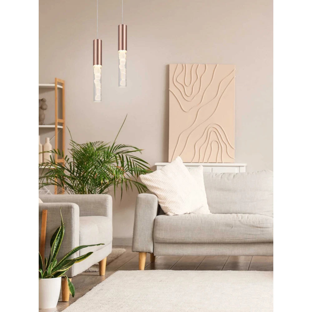 OASIS-ΦΩΤΙΣΤΙΚΟ ΚΡΕΜΑΣΤΟ ΧΑΛΚΙΝΟ ΑΛΟΥΜΙΝΙΟΥ LED COB 7W CCT 350LM IP20 50X50X1500MM ACA