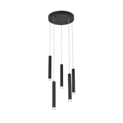 ΚΡΕΜΑΣΤΟ ΦΩΤΙΣΤΙΚΟ LED ACA KY011NC255BK RAPENZO ΑΜΜΩΔΕΣ ΜΑΥΡΟ ΑΛΟΥΜΙΝΙΟ 30W 2800K-3200K-4000K 1200LM IP20 Φ30ΜΜXH 300ΜΜX5PCS