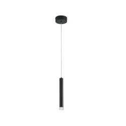 ΚΡΕΜΑΣΤΟ ΦΩΤΙΣΤΙΚΟ LED ACA KY011NC25BK RAPENZO ΑΜΜΩΔΕΣ ΜΑΥΡΟ ΑΛΟΥΜΙΝΙΟ 6W 2800K-3200K-4000K 240LM IP20 Φ30MMXH300MM