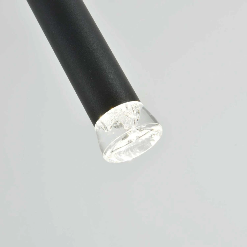 ΚΡΕΜΑΣΤΟ ΦΩΤΙΣΤΙΚΟ LED ACA KY011NC25BK RAPENZO ΑΜΜΩΔΕΣ ΜΑΥΡΟ ΑΛΟΥΜΙΝΙΟ 6W 2800K-3200K-4000K 240LM IP20 Φ30MMXH300MM