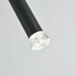 ΚΡΕΜΑΣΤΟ ΦΩΤΙΣΤΙΚΟ LED ACA KY011NC25BK RAPENZO ΑΜΜΩΔΕΣ ΜΑΥΡΟ ΑΛΟΥΜΙΝΙΟ 6W 2800K-3200K-4000K 240LM IP20 Φ30MMXH300MM