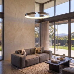 ΚΡΕΜΑΣΤΟ ΦΩΤΙΣΤΙΚΟ LED ACA KY011EC92C RUNO ΜΑΤ ΑΣΗΜΙ ΑΛΟΥΜΙΝΙΟ + ΣΙΛΙΚΟΝΗ 30W 2800K-3200K-4000K 900LM IP20 Φ600MM