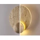 OCN-ΦΩΤΙΣΤΙΚΟ ΕΠΙΤΟΙΧΟ ΚΙΤΡΙΝΗ ΤΡΑΒΕΡΤΙΝΗ LED 4W 3000K 40LM IP20 Φ230mm TERVANO - ACA