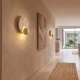 OCN-ΦΩΤΙΣΤΙΚΟ ΕΠΙΤΟΙΧΟ ΚΙΤΡΙΝΗ ΤΡΑΒΕΡΤΙΝΗ LED 4W 3000K 40LM IP20 Φ230mm TERVANO - ACA