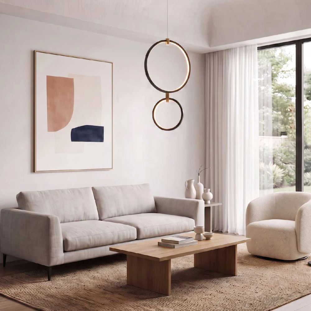 ΚΡΕΜΑΣΤΟ ΦΩΤΙΣΤΙΚΟ LED ACA KY011ECBK TWIN ΑΜΜΩΔΕΣ ΜΑΥΡΟ ΑΛΟΥΜΙΝΙΟ + ΣΙΛΙΚΟΝΗ 30W 2800K-3200K-4000K 1200LM IP20 250+400MM